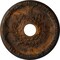Ekena Millwork Antioch Ceiling Medallion (Fits Canopies up to 3 1/2"), Hnd-Painted Rust, 18"OD x 3 1/2"ID x 1 3/8"P CM18SERUS - alternate 1